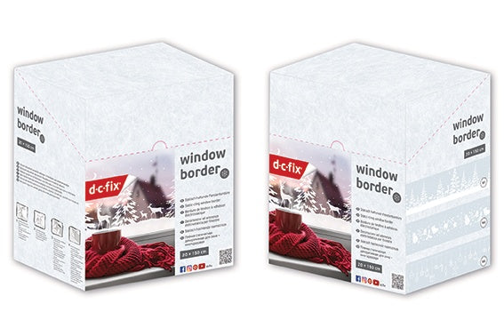 d-c-fixÂ® Winter Border Display Box 12 Rolls