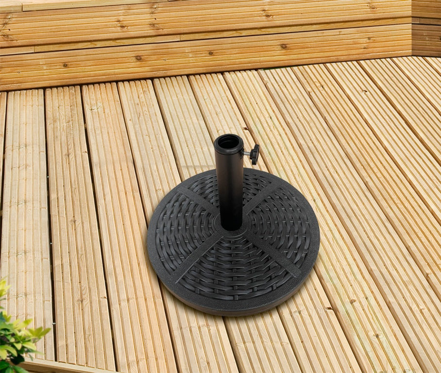 Pagoda Rattan Effect Parasol Base