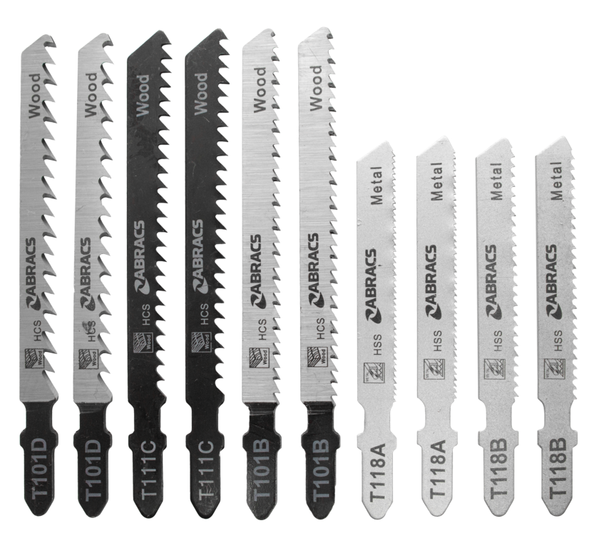 Abracs Jigsaw Blade For Wood & Metal Assorted
