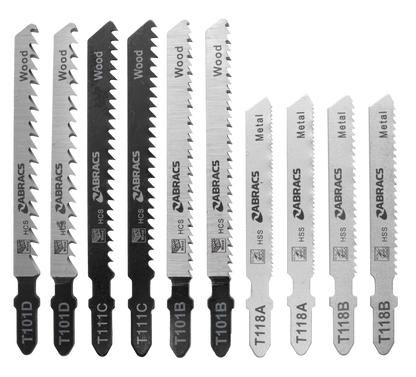 Abracs Jigsaw Blade For Wood & Metal Assorted