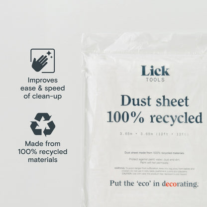 LickTools 100% Recycled Dust Sheet