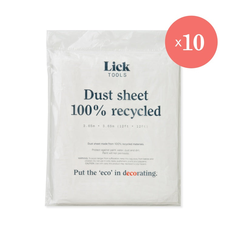 LickTools 100% Recycled Dust Sheet