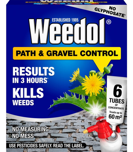 Weedol Path & Gravel Control 6 Tubes Concentrate