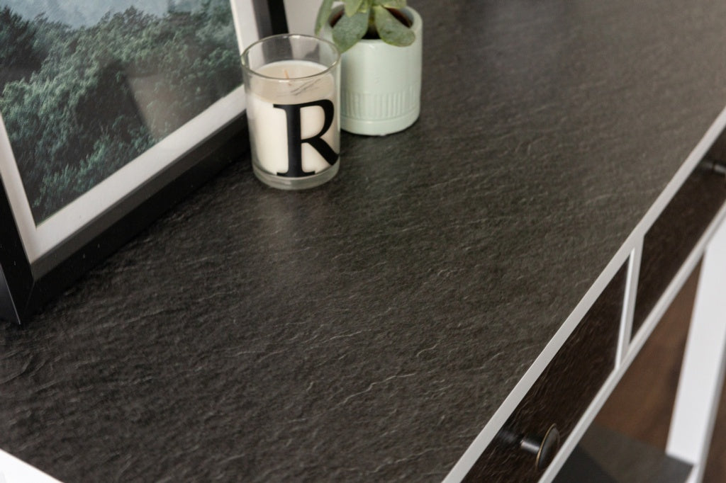 d-c-fixÂ® Steine Black Slate Matt Self Adhesive Film