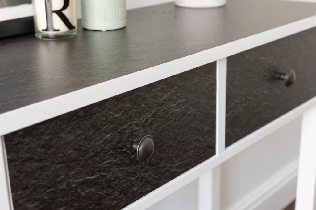 d-c-fixÂ® Steine Black Slate Matt Self Adhesive Film