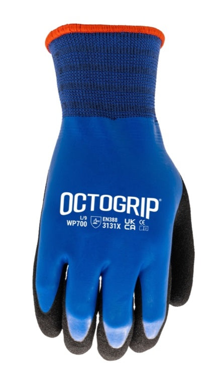 Octogrip 15g Double-dipped Latex Waterproof Glove Xl