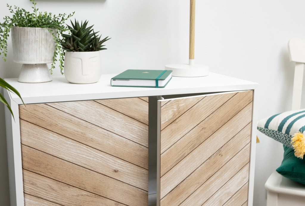 d-c-fixÂ® Wood Chevron Self Adhesive Film