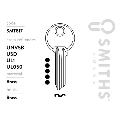 Smiths Locks Universal 5 Pin Key Blank
