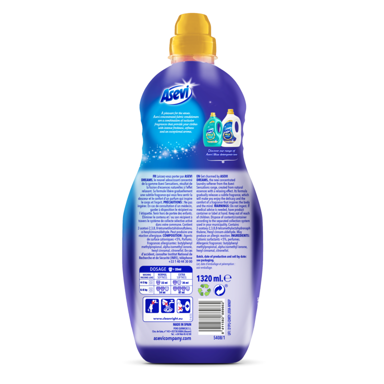 Asevi Sensations Fabric Softener 1320ml