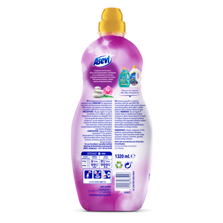 Asevi Sensations Fabric Softener 1320ml