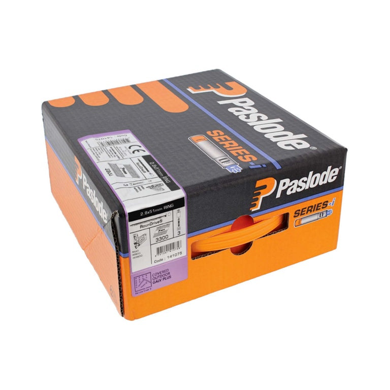 Paslode IM360XI Galvanised Plus Nail Fuel Pack 2.8 x 51mm