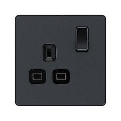 BG 13a 1 Gang Plastic Switched Socket