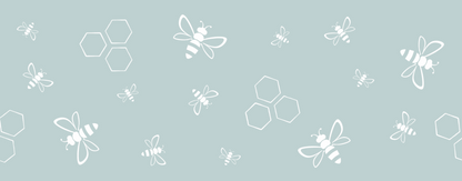d-c-fixÂ® Bees Static Cling Window Border