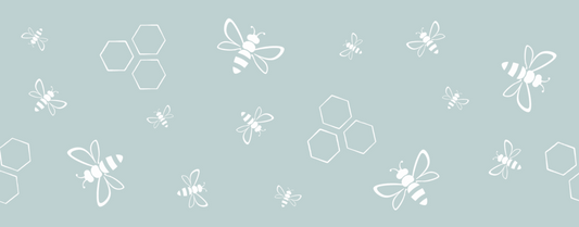 d-c-fixÂ® Bees Static Cling Window Border