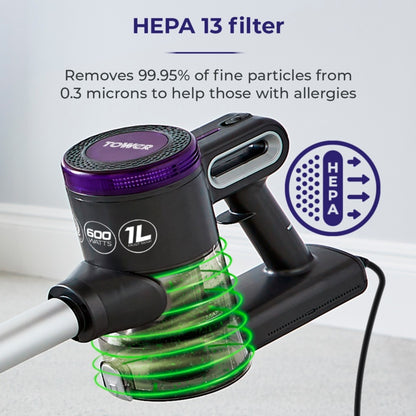 Tower XEC20 Plus 3 in 1 Corded Pole Vacuum
