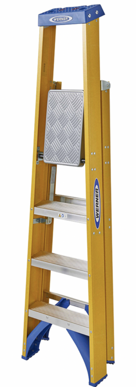 Werner Fibreglasss Platform Stepladder