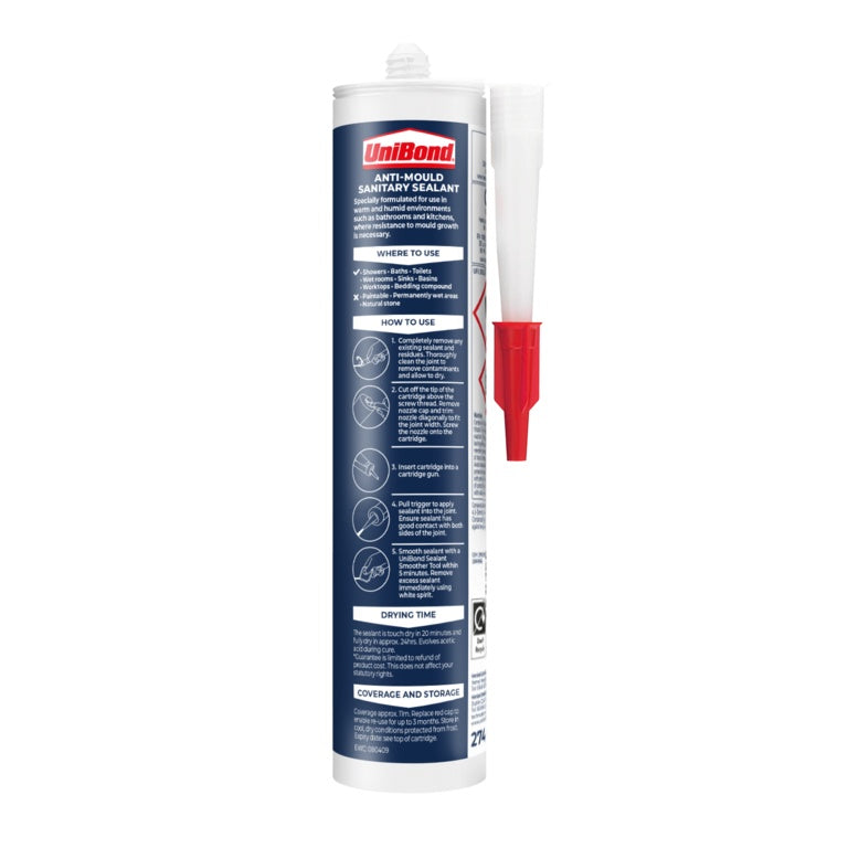 UniBond Kitchen & Bathroom Anti Mould Cartridge