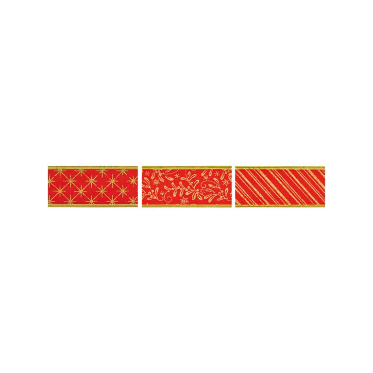 Premier Red Ribbon 6cm x 2.7m Assorted