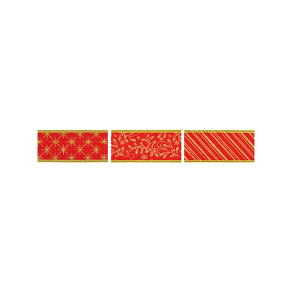 Premier Red Ribbon 6cm x 2.7m Assorted