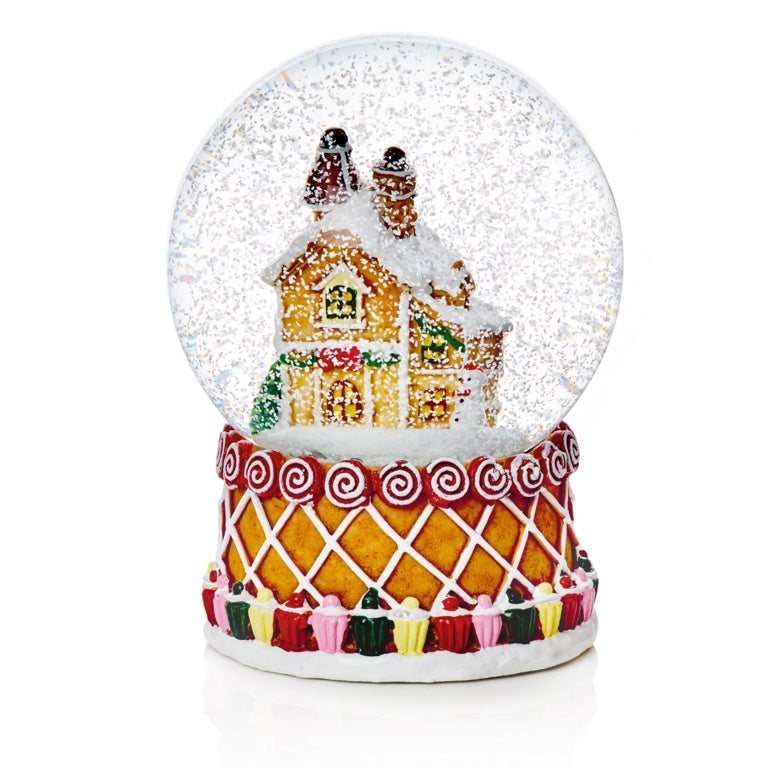 Premier Gingerbread House Waterglobe 80mm