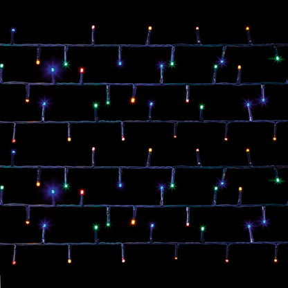 Premier 5000 LED Multi Action Treebrights With Timer Multi Coloured /Green Cable