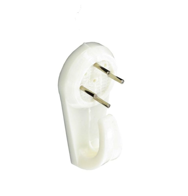 Securit Hard Wall Picture Hooks White (2)