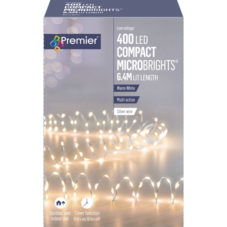 Premier Multi Action Compact MicroBrights Warm White 400 LEDs