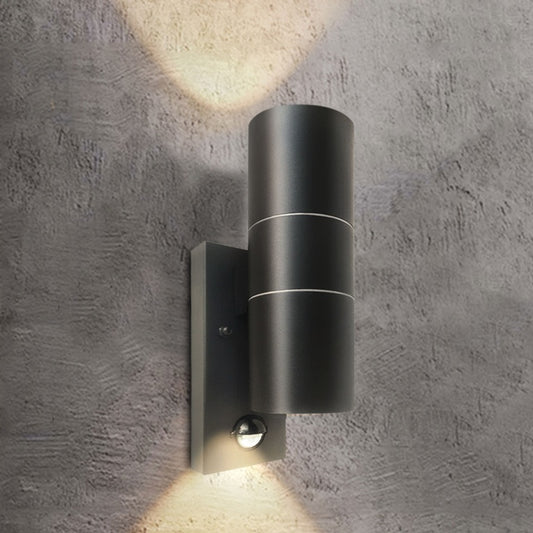 Extrastar Outdoor Up & Down Double Wall Light Black