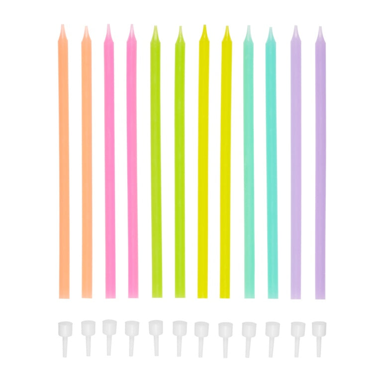 Tala 12 Neon Bright Candles