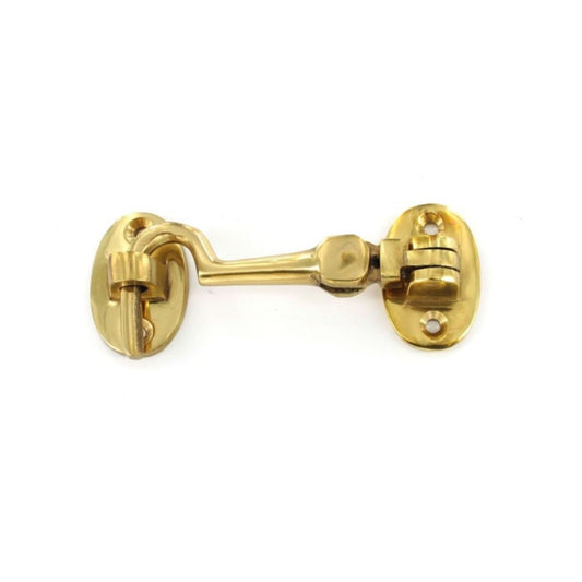 Securit Brass Cabin Hook Silent Type 250mm