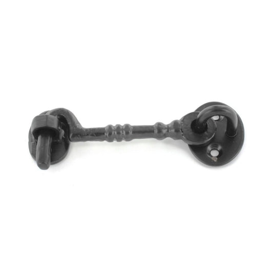 Securit Cabin Hook Cast Black 150mm