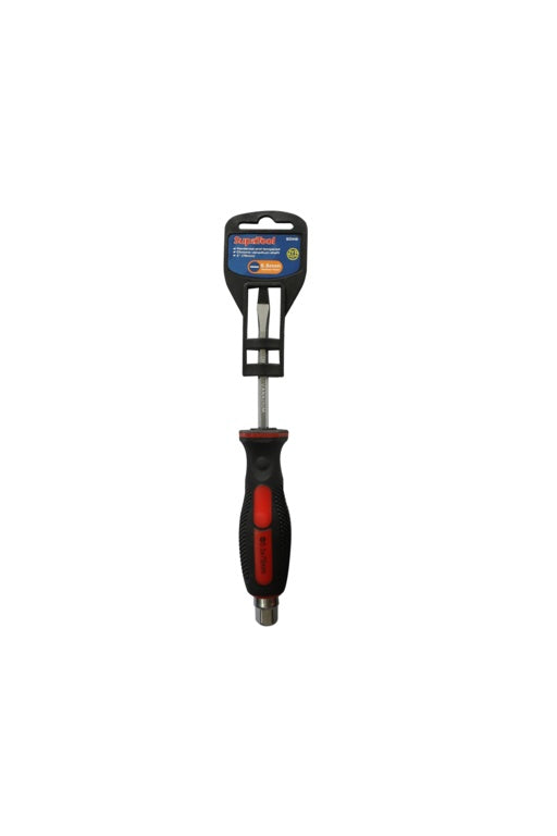 SupaTool Slotted Head Screwdriver 5.5mm x 75mm