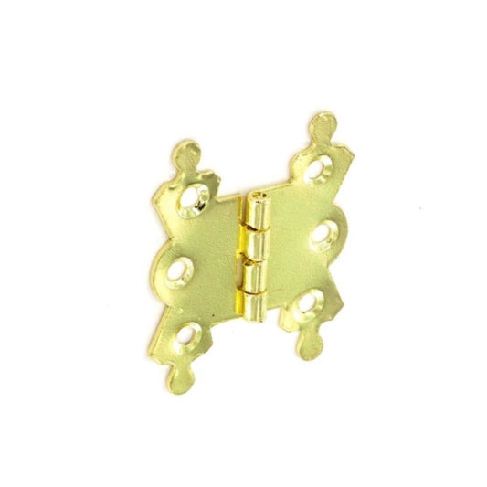 Securit Fancy Hinges Steel Brass Plated (Pair) 50mm