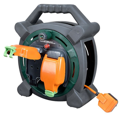 Masterplug Cable Reel 2 Gang