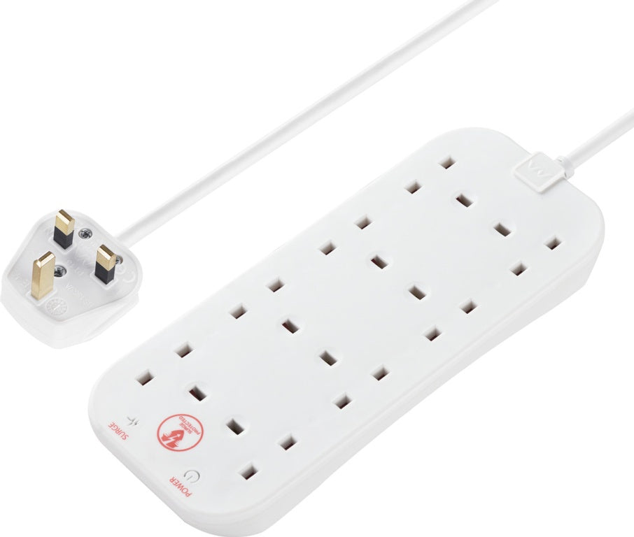 Surge Protected Extension Lead 8 Gang