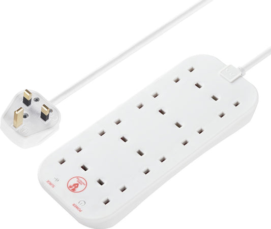 Surge Protected Extension Lead 8 Gang