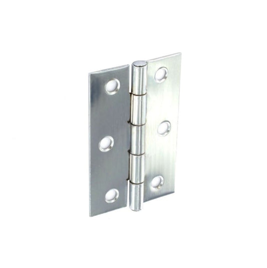 Securit Steel Butt Hinges Zinc Plated 100mm (Pair)
