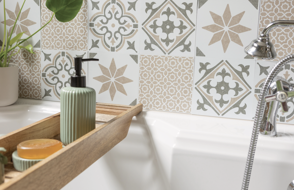 d-c-fixÂ® Self Adhesive Wall Tile Nadia Olive