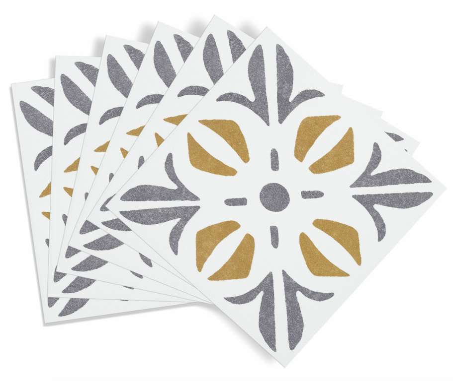 d-c-fixÂ® Self Adhesive Wall Tile Cuba Gold