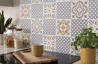 d-c-fixÂ® Self Adhesive Wall Tile Amira Grey