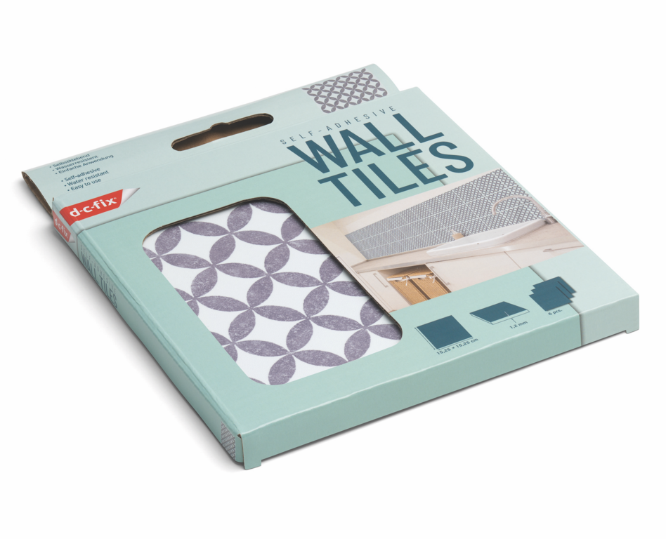 d-c-fixÂ® Self Adhesive Wall Tile Amira Grey