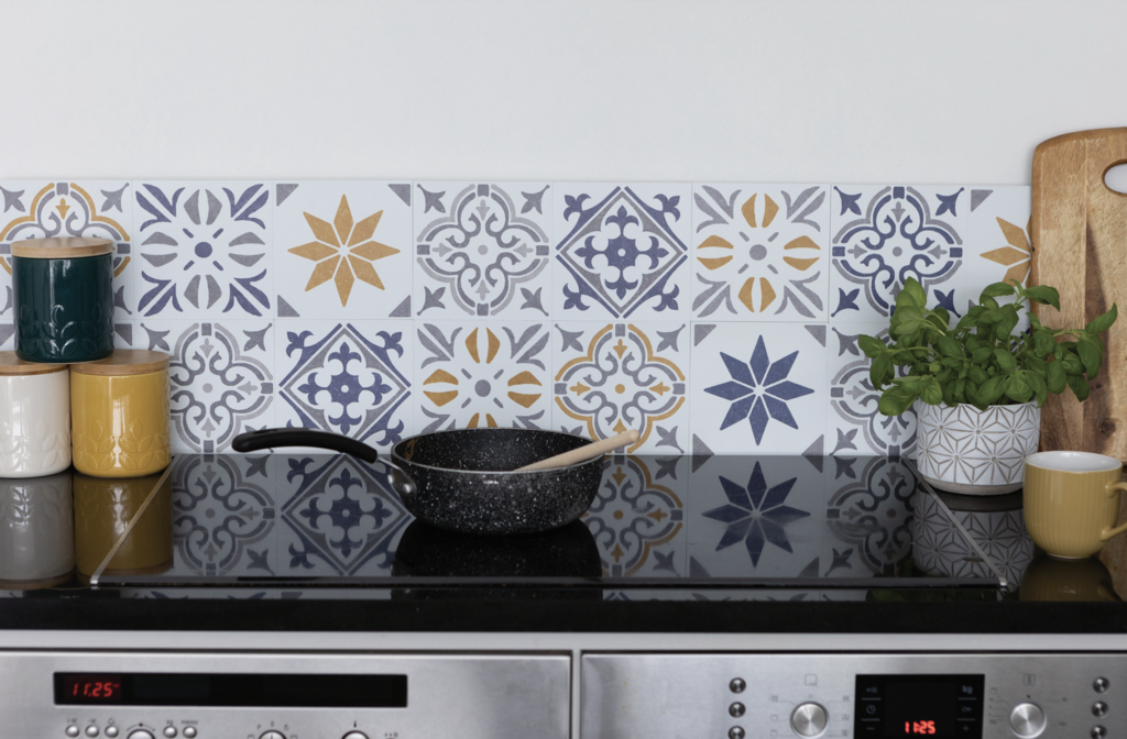 d-c-fixÂ® Self Adhesive Wall Tile Jamila Grey