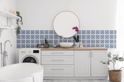d-c-fixÂ® Self Adhesive Wall Tile Nadia Blue