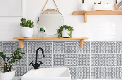 d-c-fixÂ® Self Adhesive Wall Tile Lina Grey