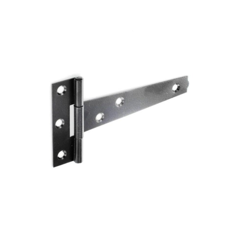 Securit Tee Hinges Light Black (Pair) 200mm (8")