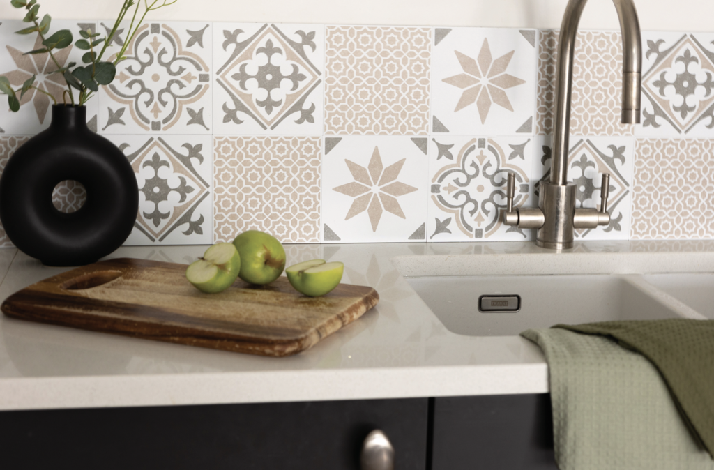 d-c-fixÂ® Self Adhesive Wall Tile Lina Beige