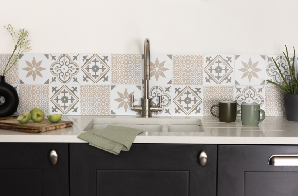 d-c-fixÂ® Self Adhesive Wall Tile Jamila Olive
