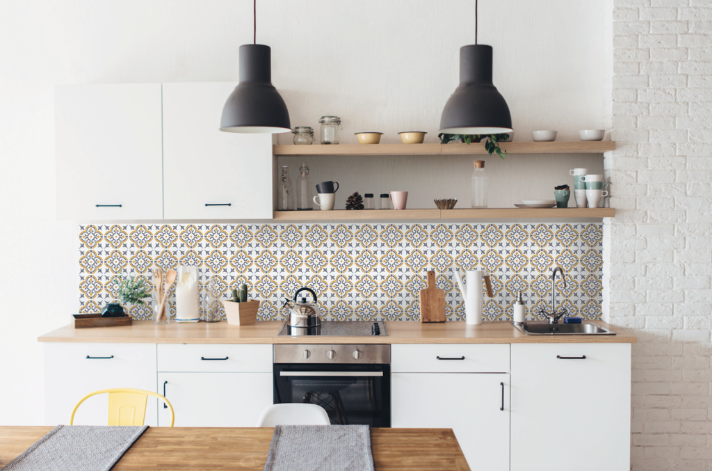 d-c-fixÂ® Self Adhesive Wall Tile Jamila Gold