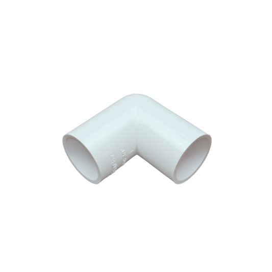 Davant Overflow Knuckle 90Â° Bend White Pack 10