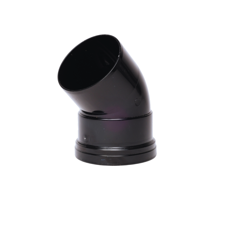 Davant Single Socket 135Â° Bend Black